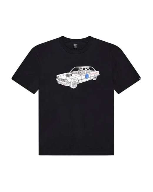 Deus Ex Machina Black Rallyeye Graphic T-Shirt for men