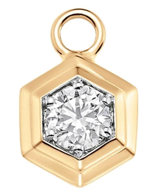 Sara Weinstock Metallic 18K Diamond Pendant Charm