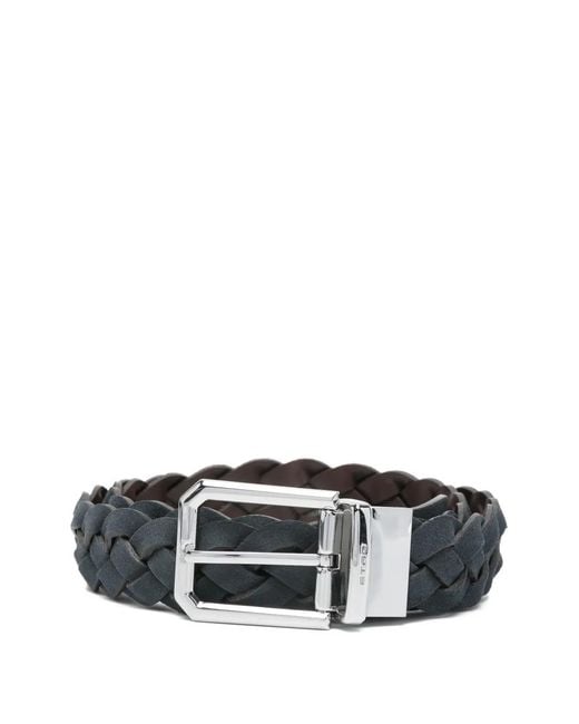 Etro Black Belts for men