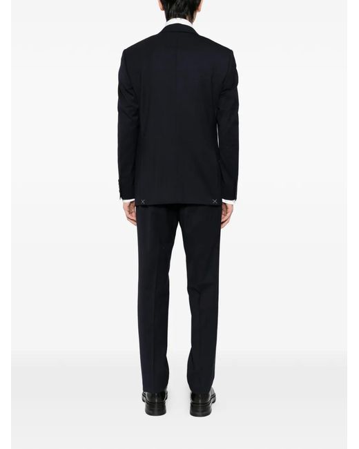 Canali Black Single-Breasted Suit for men