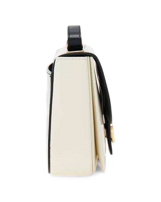 Ferragamo Black Sac À Bandoulière Double Gancini North-South (Xs)