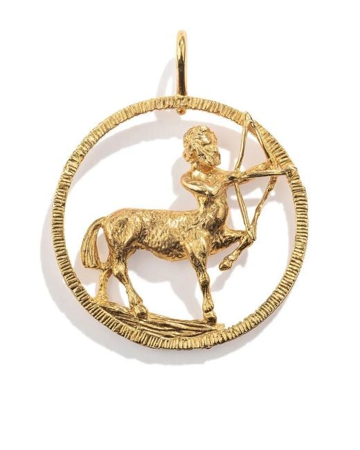 RENATO CIPULLO Metallic 18Kt Sagittarius Pendant