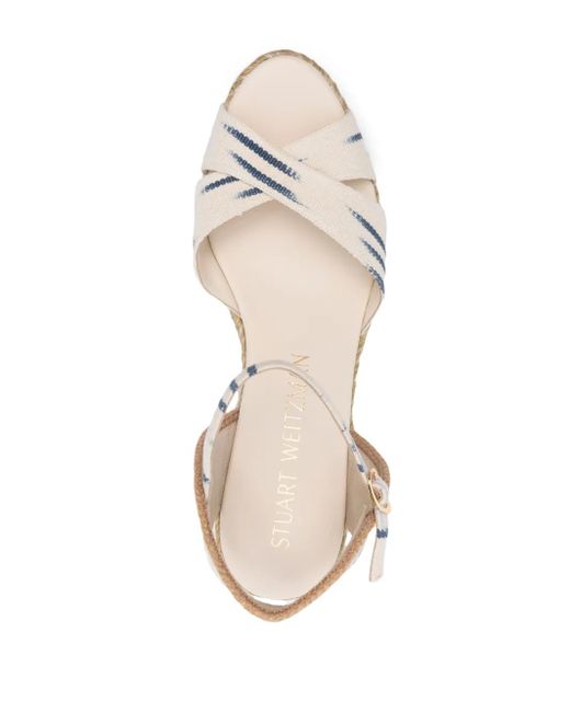 Stuart Weitzman Natural Mirella Ii 80Mm Espadrille