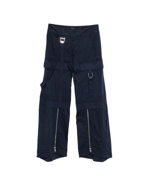 Seafarer Blue Strap Zip Trousers