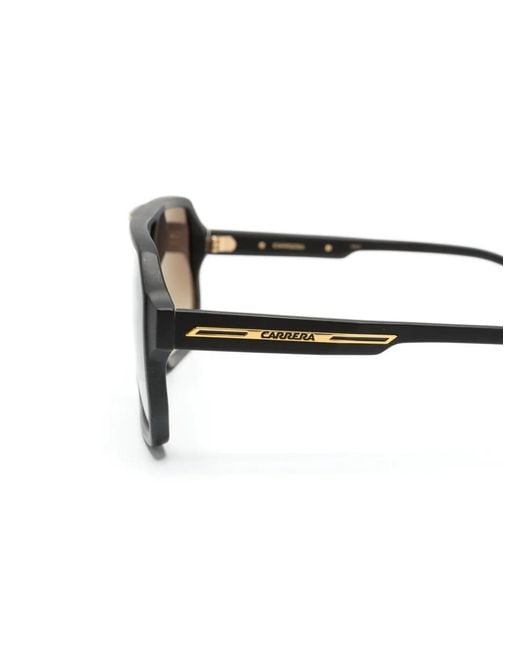 Carrera Black Victory Pilot-Frame Sunglasses for men