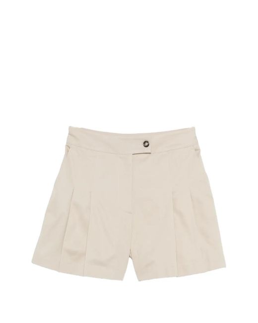 Fedeli Natural Egon Pleated Shorts