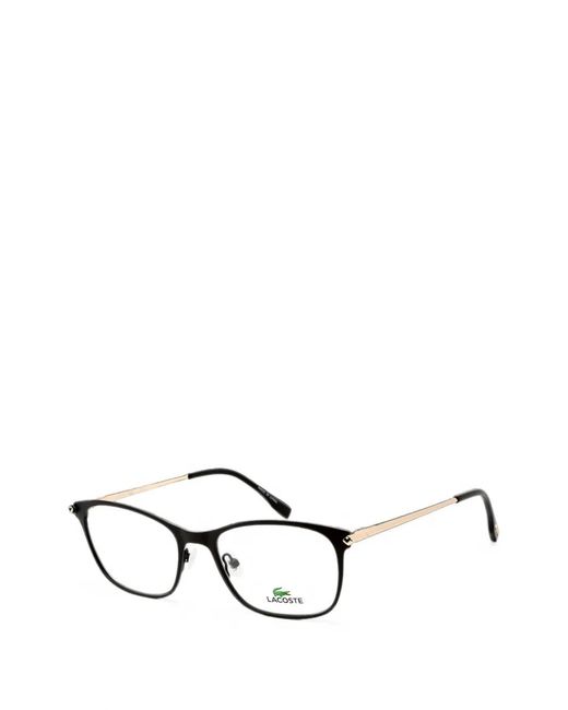 Lacoste Black Rectangle-Frame Glasses