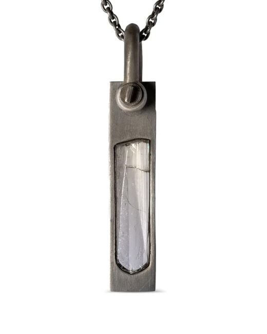 Parts Of 4 White Talisman Pendant Necklace
