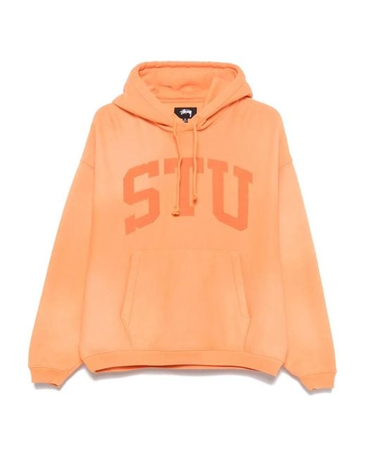 Stussy Orange Stu Hoodie