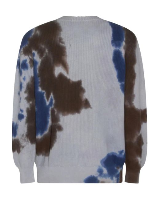 Mauna Kea Blue Pull À Effet Tie-Dye for men
