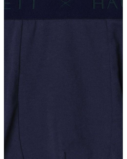 Hackett Blue Logo-Waistband Boxers (Set Of Three) for men