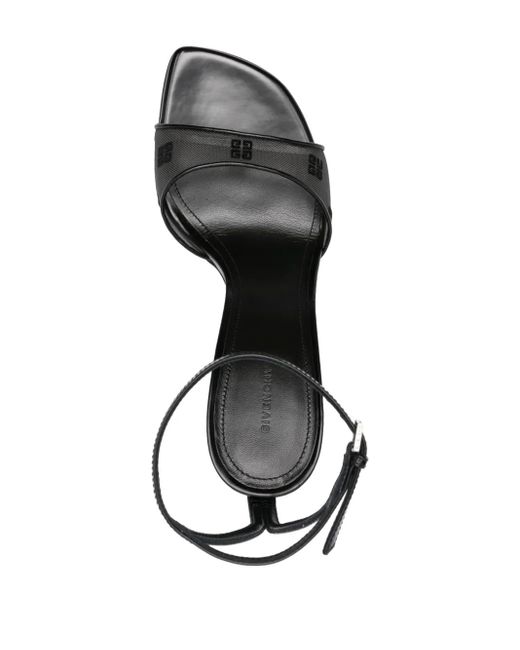 Givenchy White Stitch 95 Leather Sandals - Women's - Calf Leather/polyamide