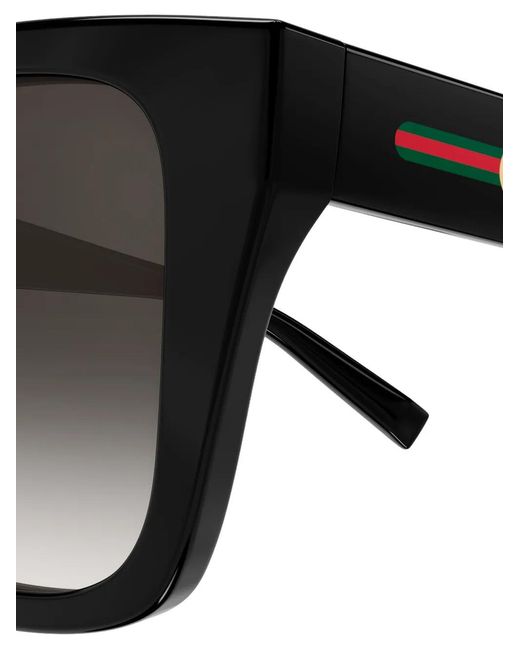 Gucci Black Geometic Sunglasses