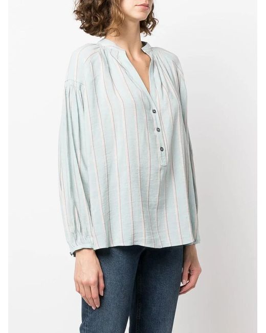 Woolrich Blue Striped Tunic Top