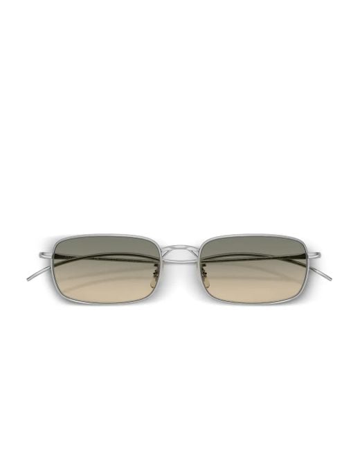 Oliver Peoples Metallic Square-Frame Sunglasses
