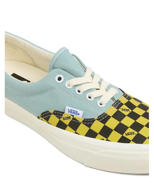 Vans Blue Lx Era Reissue 95 Checkerboard Sneakers for men