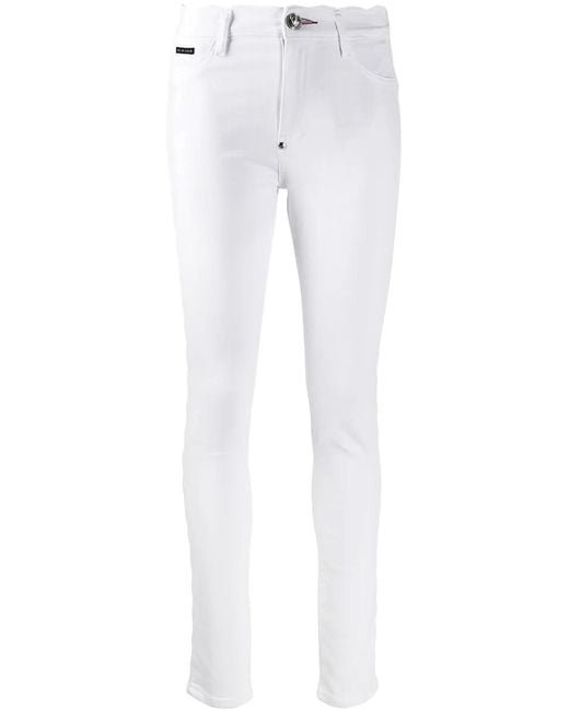 Vaqueros Pitillo Statement Philipp Plein de color White