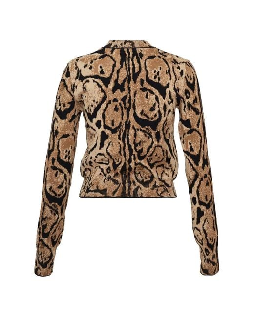 Stella McCartney Black Cloud Leopard Top