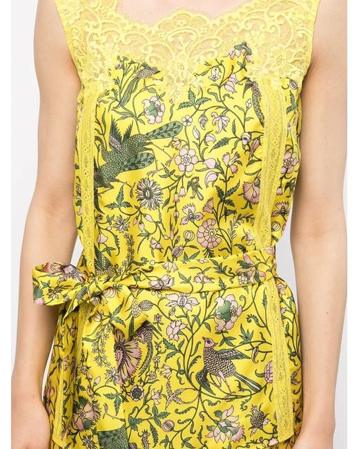 Shiatzy Chen Yellow Flowerful Collection Top