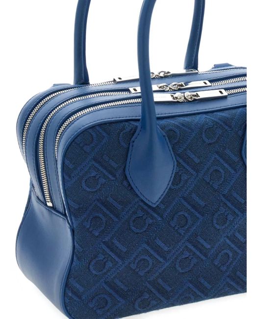 Ferragamo ジップ ハンドバッグ Blue