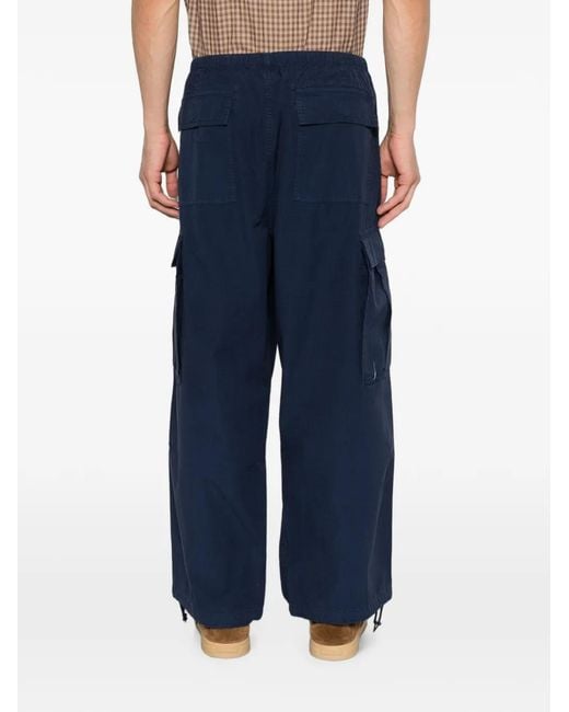 Polo Ralph Lauren Blue Elasticated-Waistband Trousers for men
