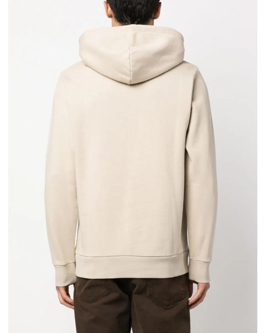 Sudadera con capucha y logo bordado Carhartt de hombre de color Natural