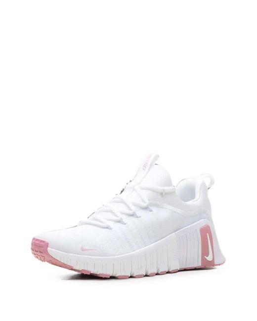 Nike White Free Metcon 6 Sneakers