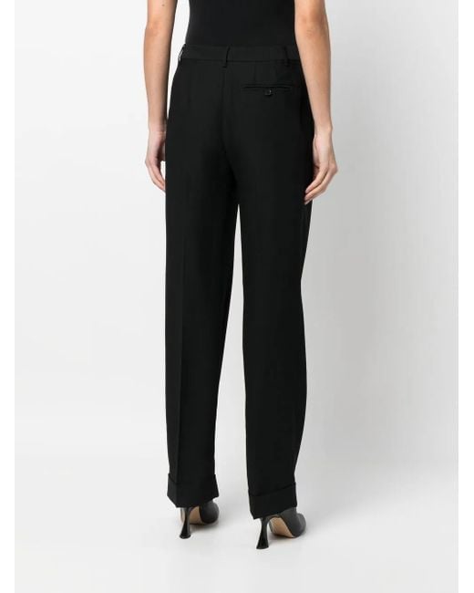 Ralph Lauren Black Ivelisse High-Waist Trousers