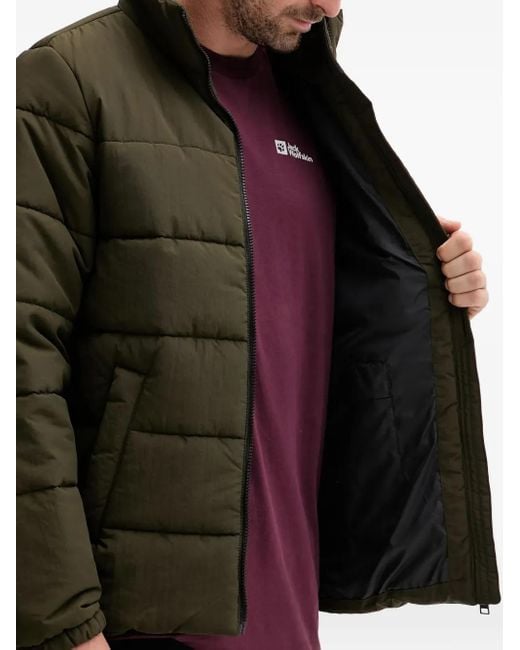 Jack Wolfskin Green Zip-Fastening Jacket for men