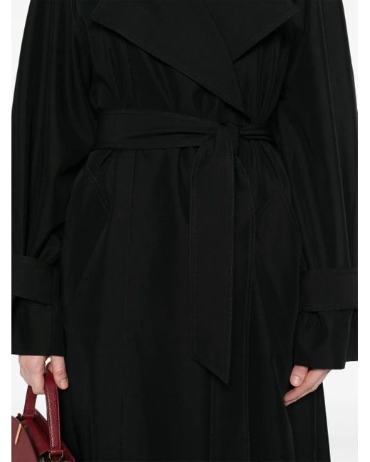 Frankie Shop Astoria トレンチコート Black
