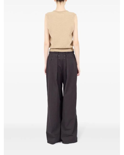 Maison Margiela Natural Knitted Wool Vest