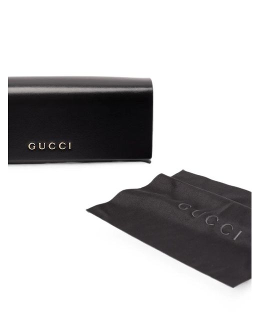 Gucci Pink Interlocking G Oval-Frame Sunglasses
