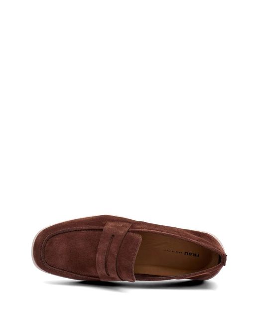 Frau Brown Mocassins À Bout Carré for men