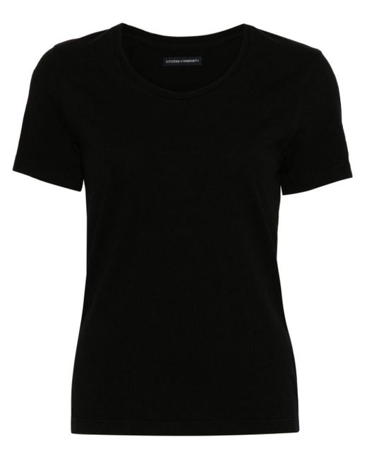 T-shirt Selena à manches courtes Citizens of Humanity en coloris Black