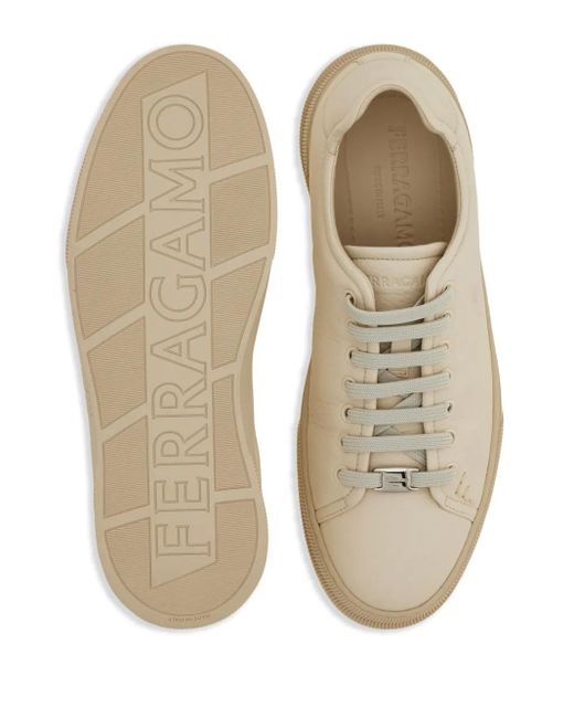 メンズ Ferragamo ローカット スニーカー White