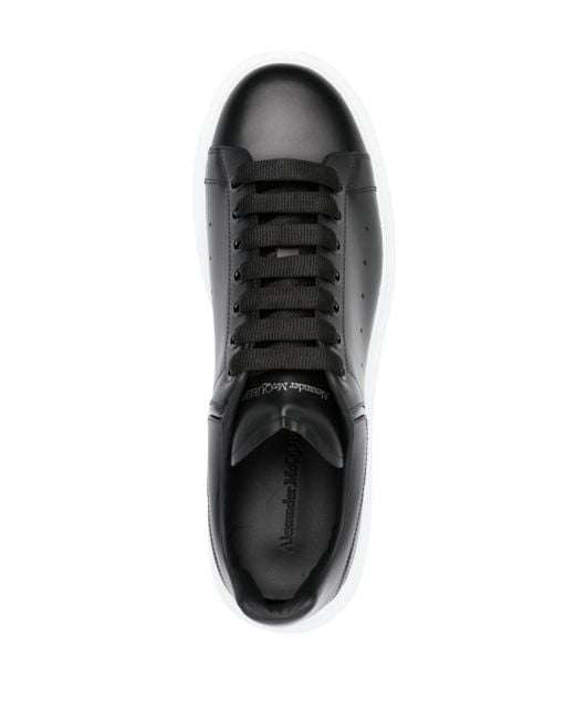 Alexander McQueen Larry Leren Sneakers in het Black voor heren