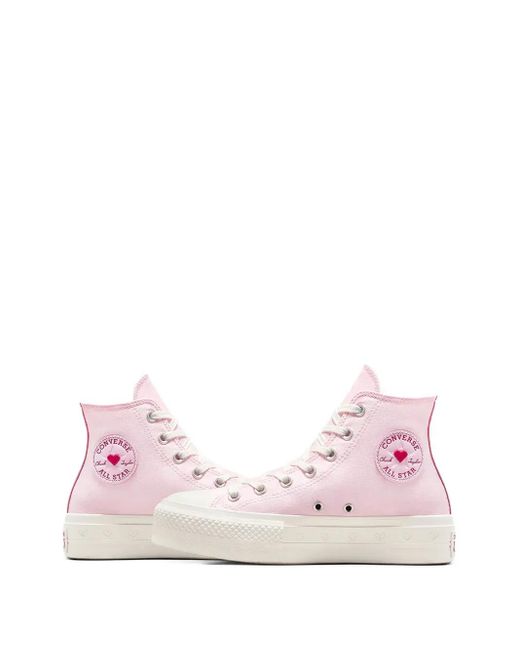 Sneakers Alte Chuck Taylor All Star di Converse in Pink