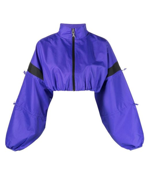 Reebok Blue X Cardi B Cropped Zipped Jacket