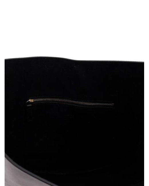 MINOBOSSI Black Lizzie Adjustable-Strap Leather Shoulder Bag