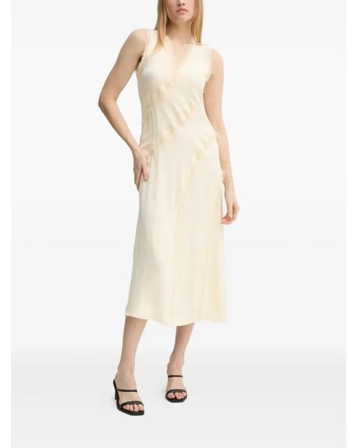 Day Birger et Mikkelsen Natural Kleid mit Fransen