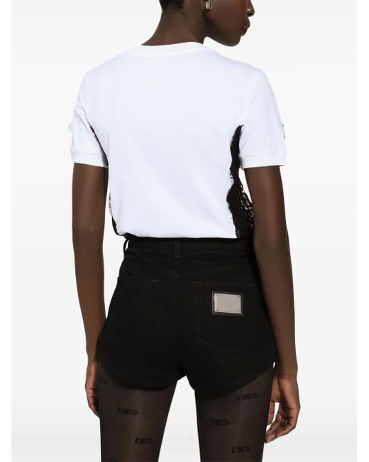 Dolce & Gabbana White T-Shirts & Tops