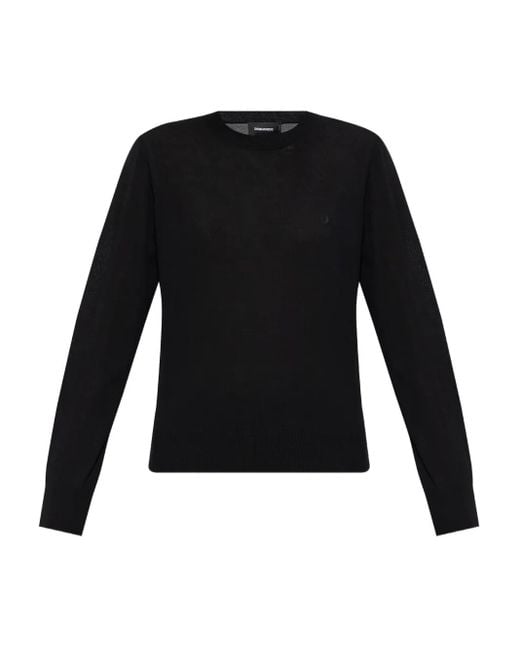 DSquared² Gebreide Top in het Black