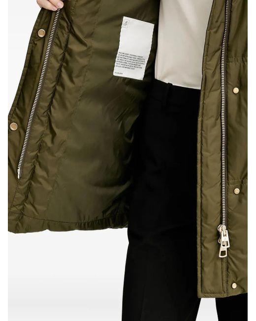 Marc O' Polo Green Button Corduroy-Collar Coat