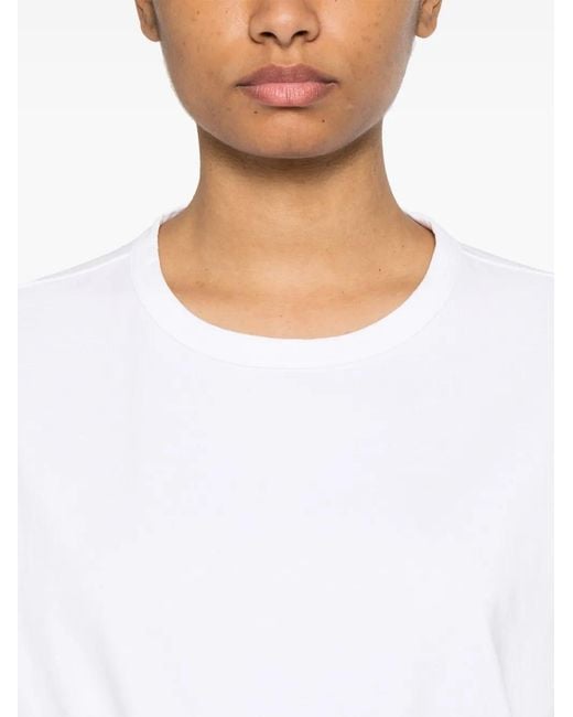 Khaite White Maeve T-Shirt