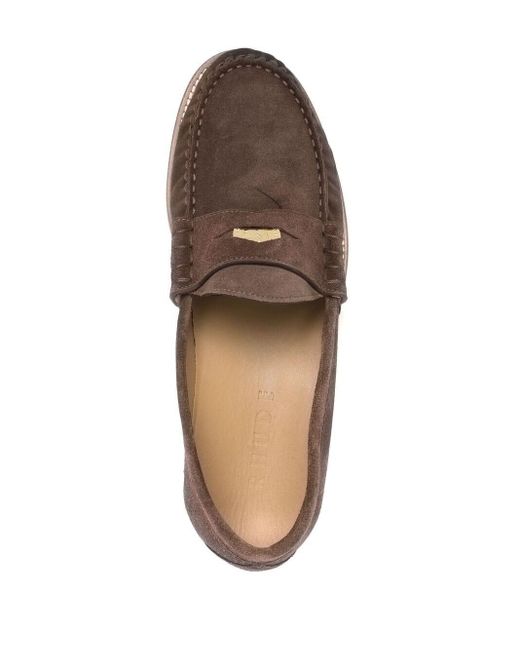 Rhude Leather Classic Penny Loafers in Brown for Men - Lyst