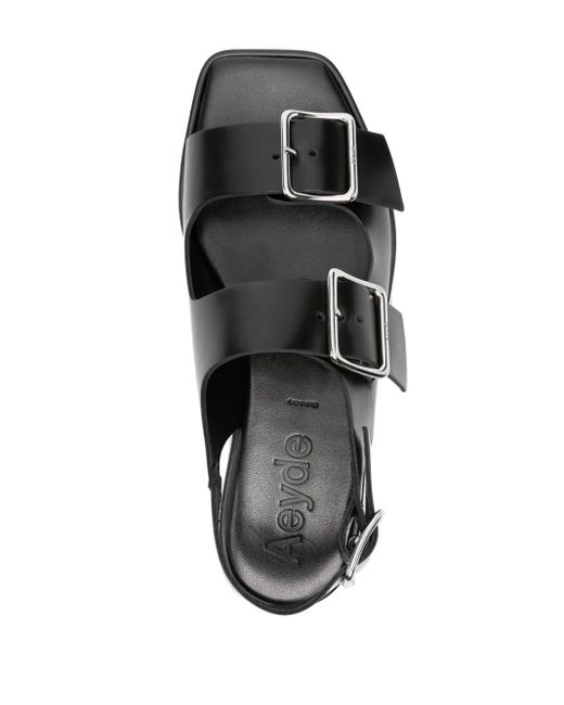 Aeyde Black Tekla Calf Leather Shoes