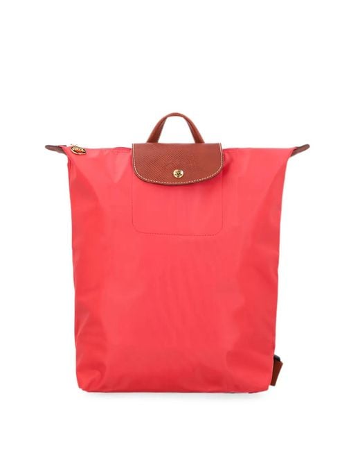 Longchamp Pink Le Pliage Original Backpack