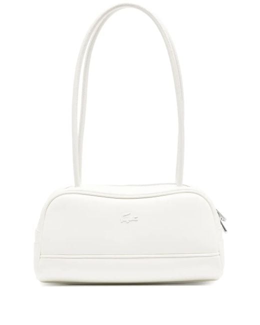 Lacoste White Lora Schultertasche