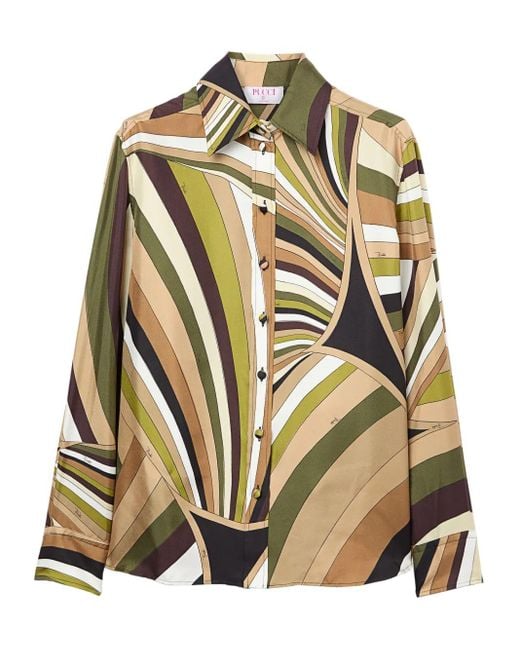 Emilio Pucci Marmo シャツ Metallic