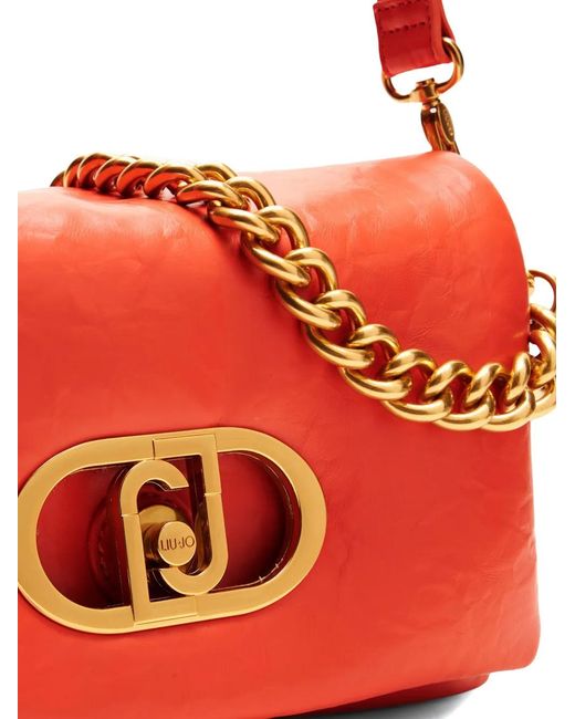 Liu Jo Red Sac Porté Épaule Lapuffy